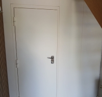 Installation porte blindée intégrée et cloison CR3 Rhode-Saint-Genèse
